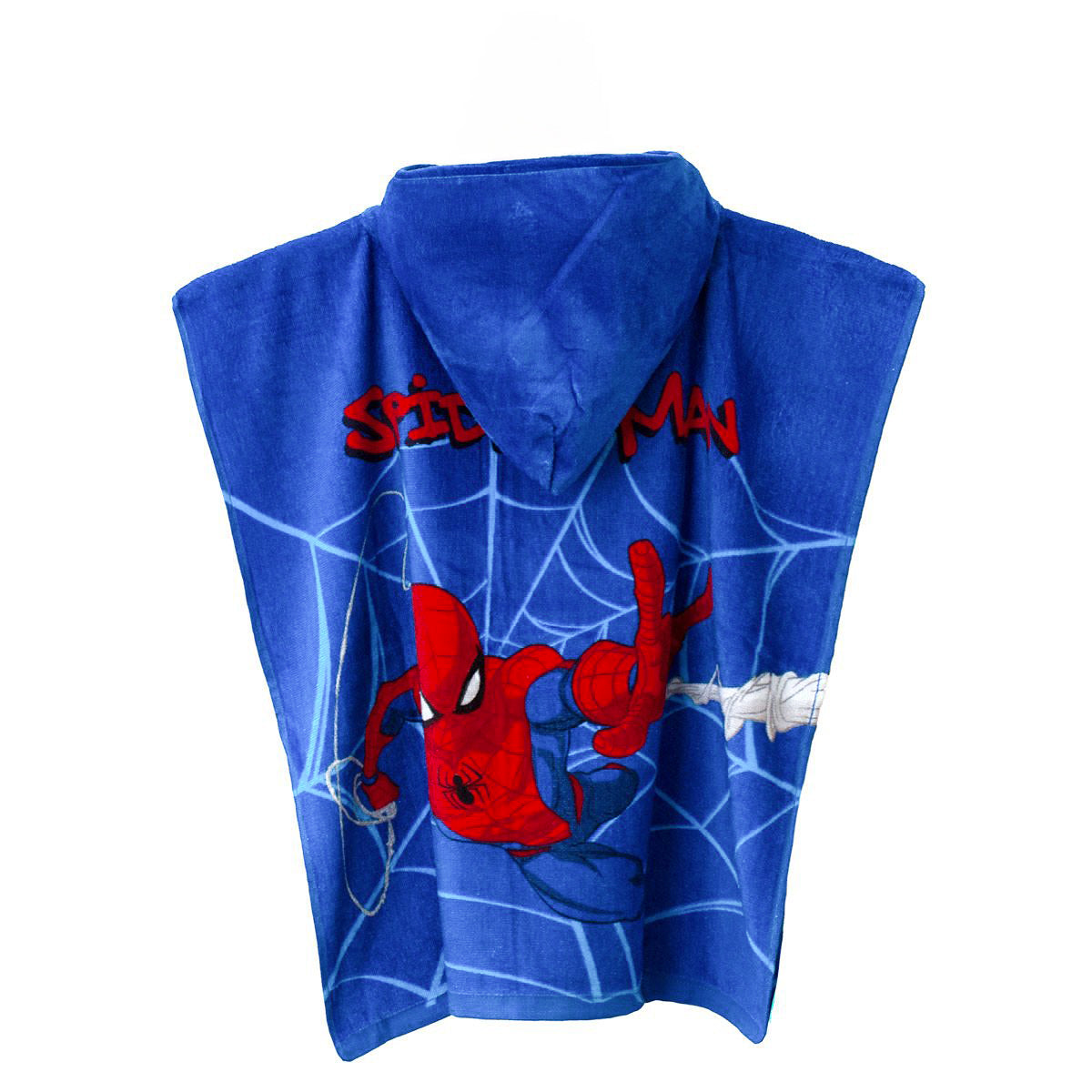 Poncho asciugamano con cappuccio Spiderman Disney Marvel