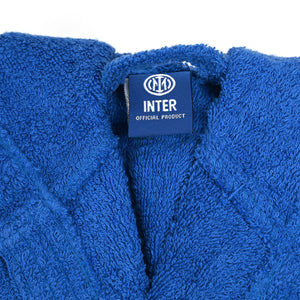 Accappatoio ufficiale Inter in spugna con cappuccio 100% cotone