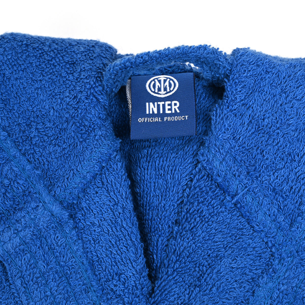 Accappatoio ufficiale Inter in spugna con cappuccio 100% cotone