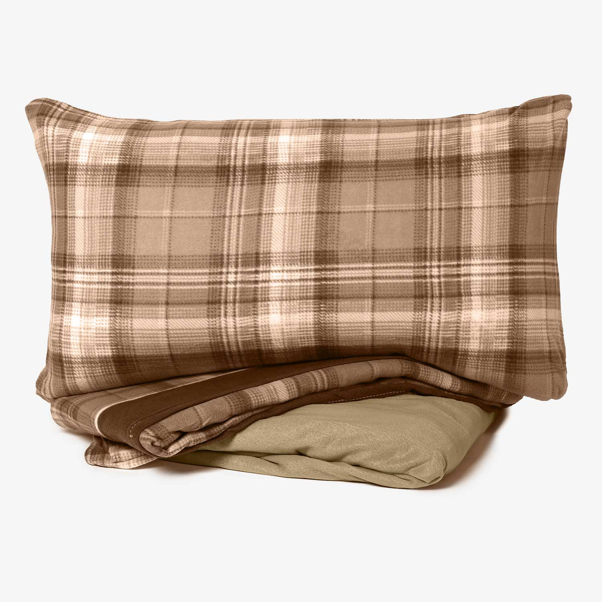 Completo letto in pile tartan Irge ICL scozia