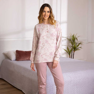 Pigiama donna caldo cotone Irge IRI2433 / CDI233
