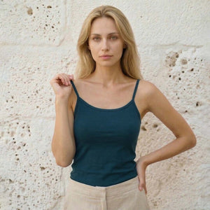 Top donna Jadea 4179 canotta spalla stretta cotone
