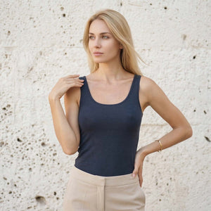 Canotta donna Jadea 4182 spalla larga in cotone modal