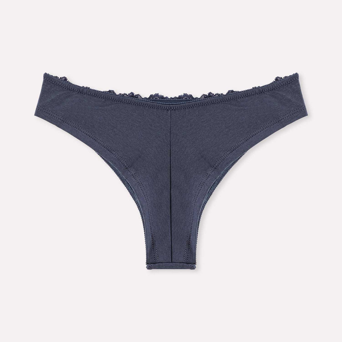 Slip donna brasiliana pizzo e cotone Jadea 6567 2pz
