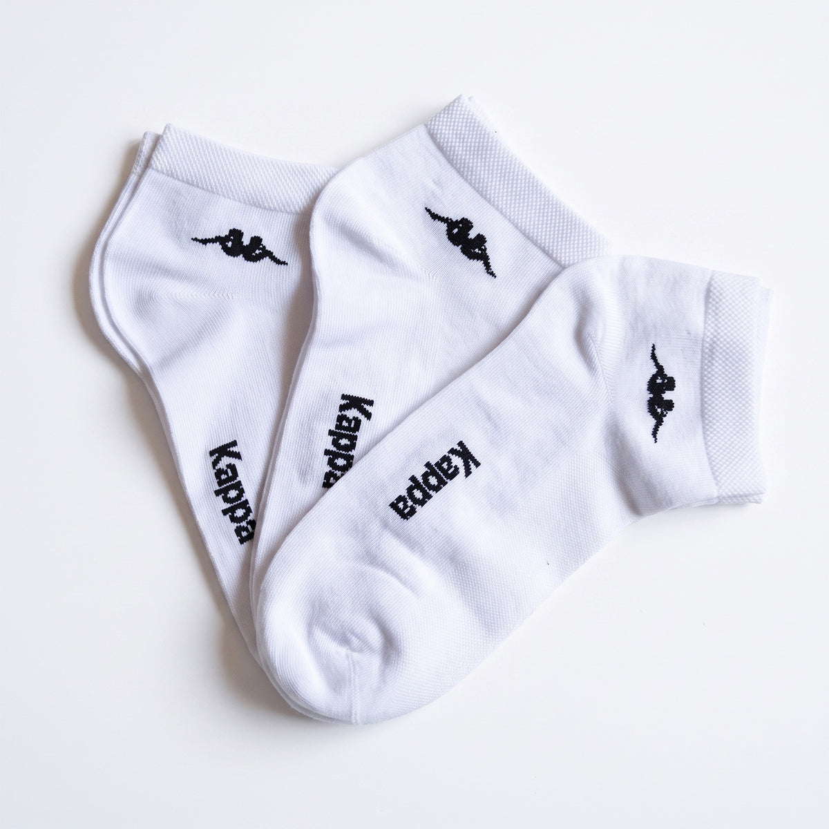 Calze corte unisex in cotone leggero Kappa K005 - 3 paia