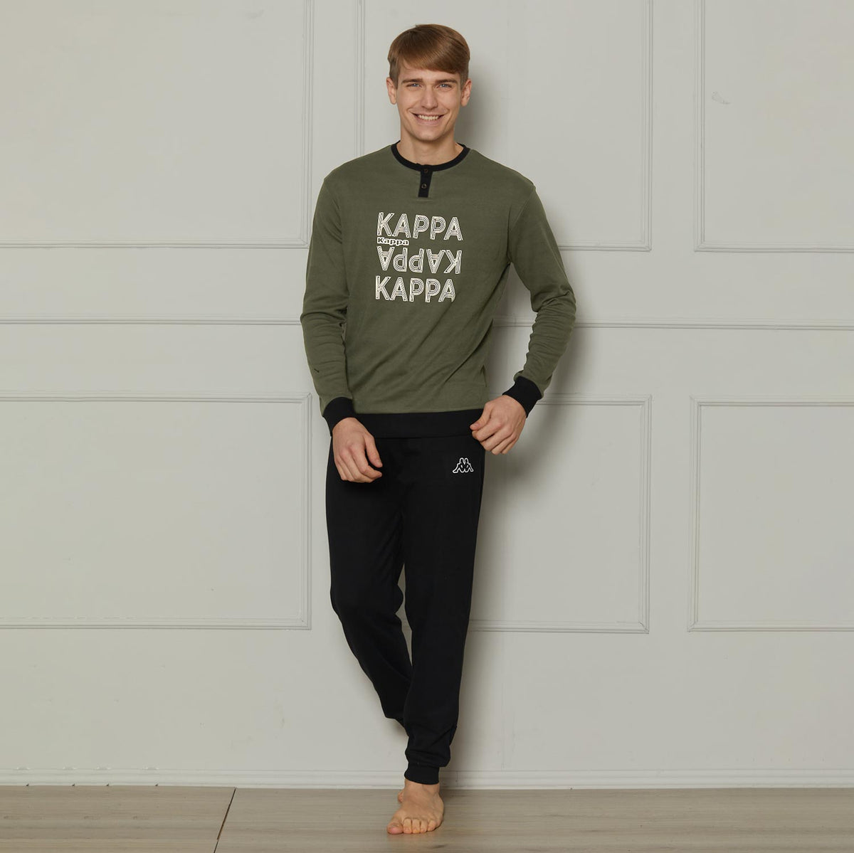 Pigiama uomo caldo cotone Kappa KMW25001