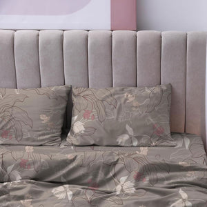Completo letto maxi floreale 100% cotone Laura Biagiotti Gea