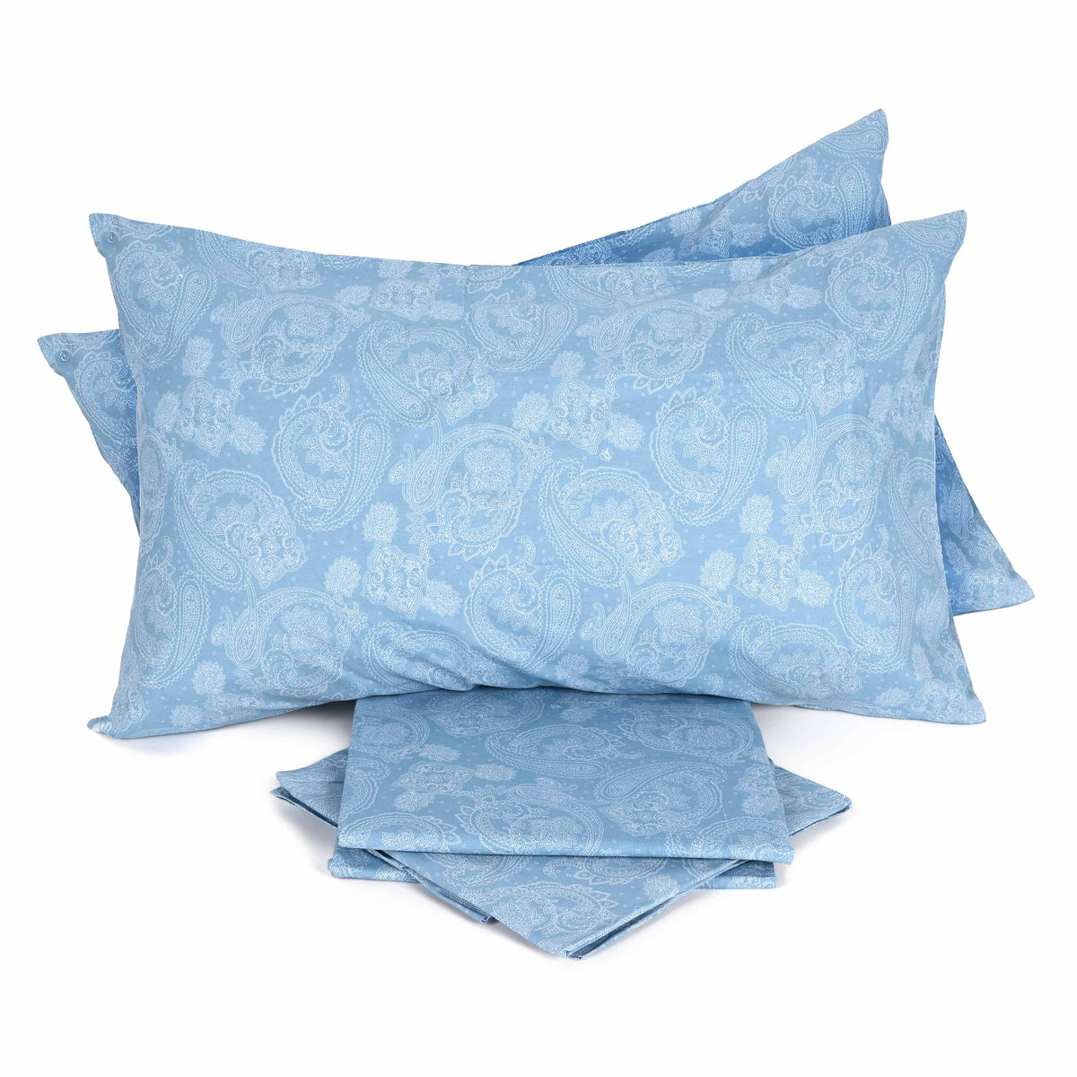 Completo Letto Matrimoniale cotone fantasia paisley Cursa Laura Biagiotti