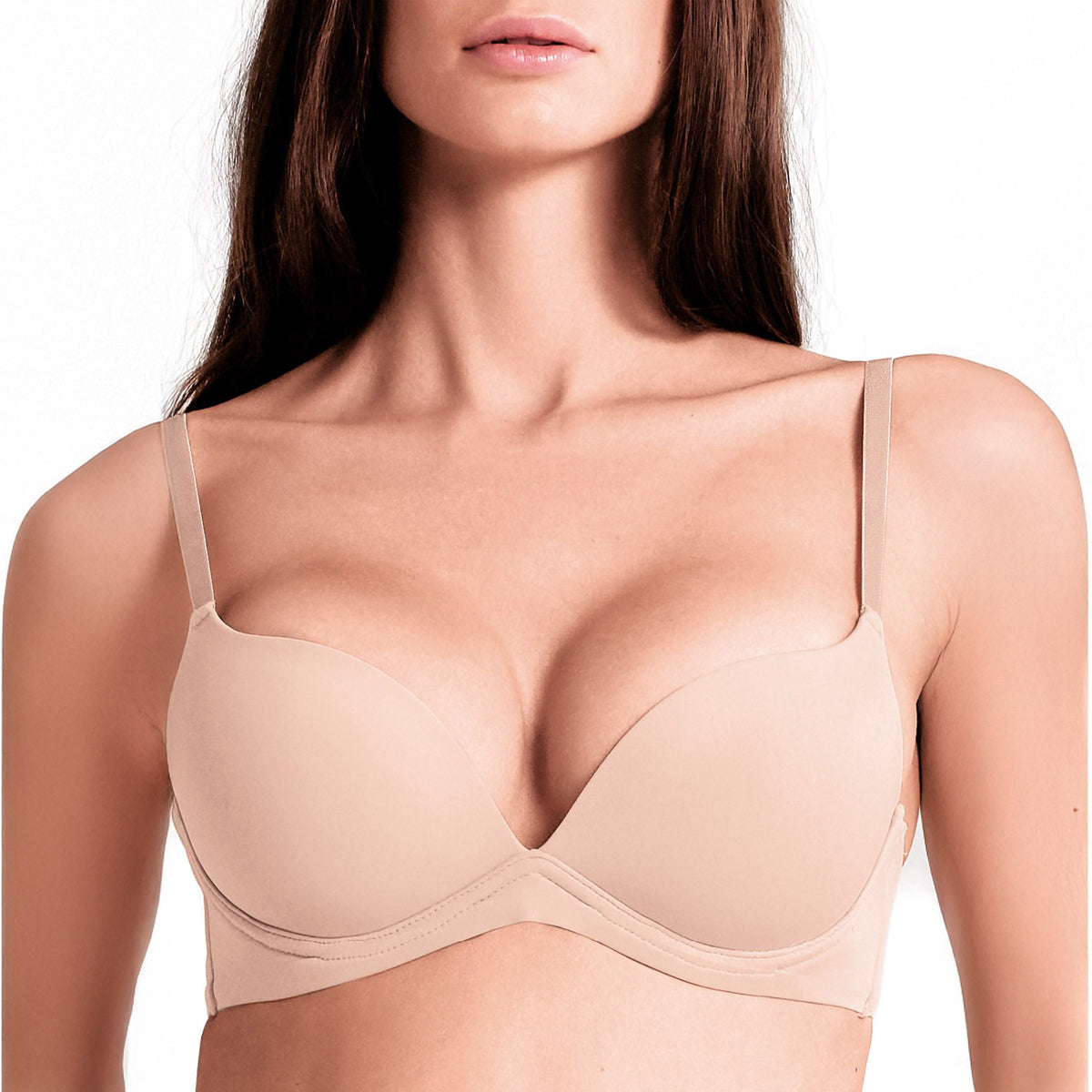 Reggiseno Push up Lormar Desiderio liscio senza ferretto