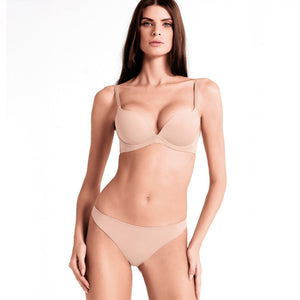 Reggiseno Push up Lormar Desiderio liscio senza ferretto