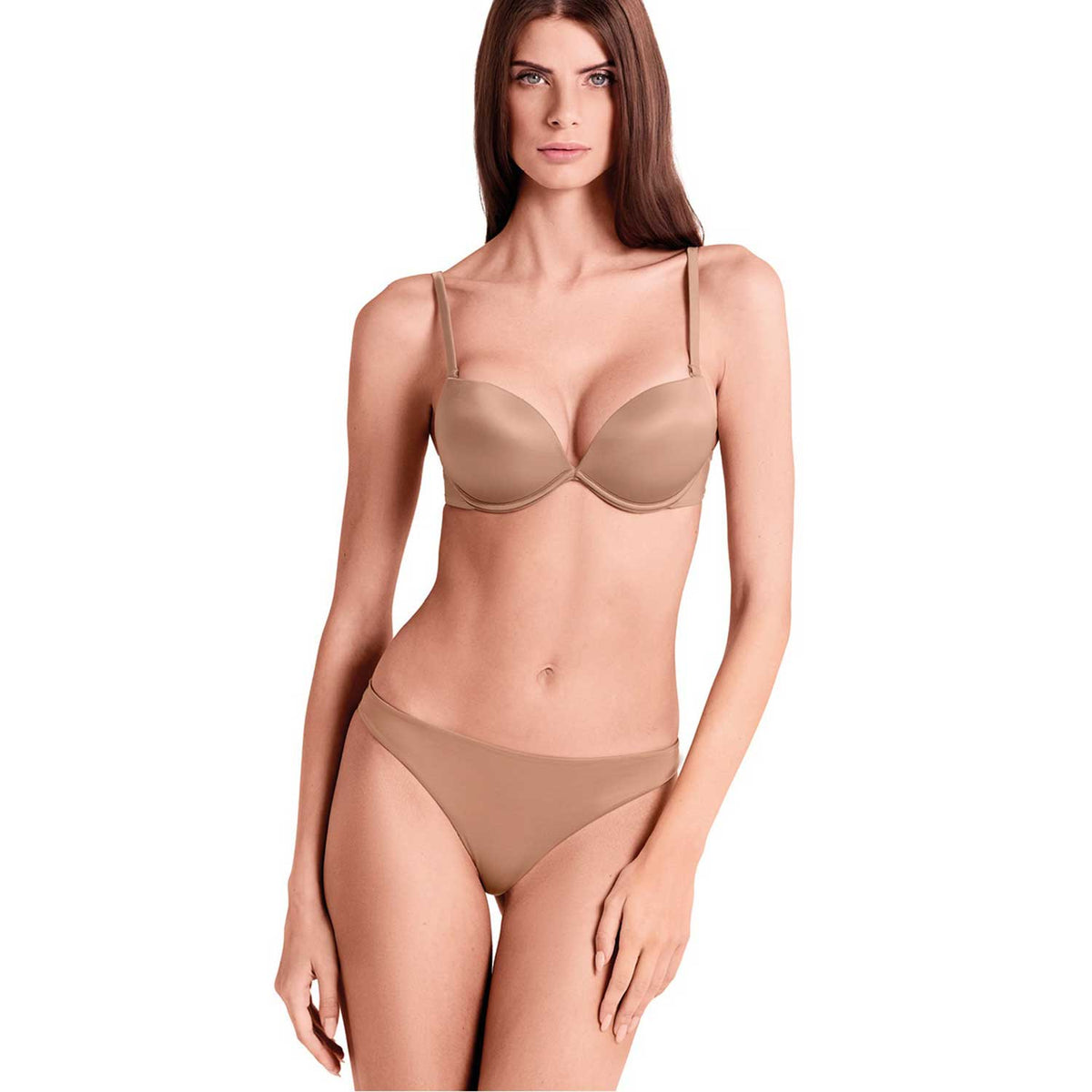 Reggiseno super push up Lormar double liscio imbottito