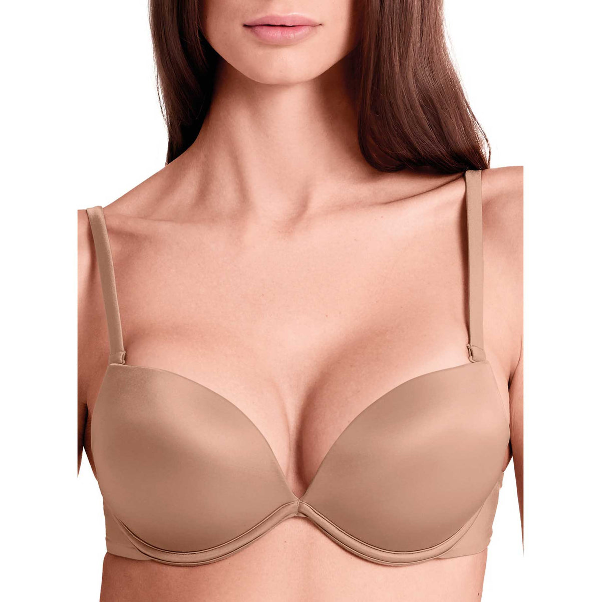 Reggiseno super push up Lormar double liscio imbottito
