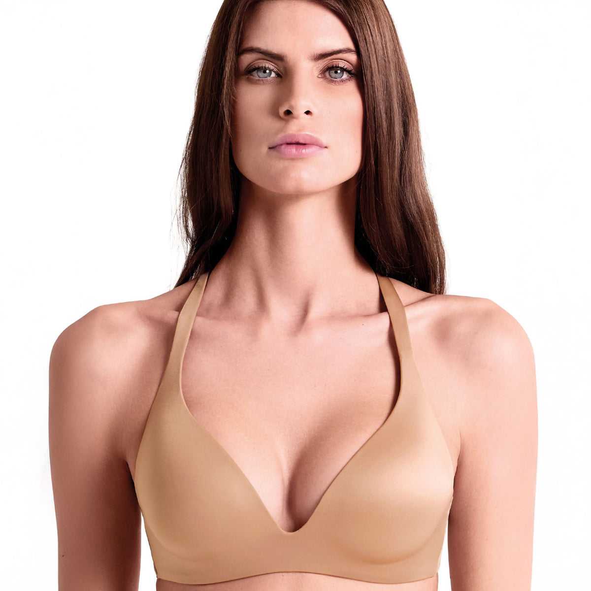 Reggiseno Triangolo senza ferretto in microfibra effetto seta Lormar Shine 01430