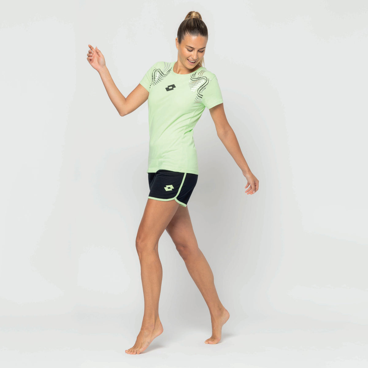 Pigiama donna corto sportivo Lotto LP5223