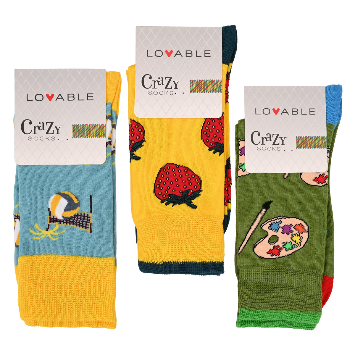 Calze corte in caldo cotone Lovable L06JF Variante A 3 paia