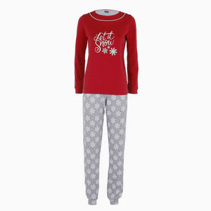 Pigiama donna lungo caldo cotone Lovable L0E9H