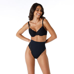 Slip contenitivo vita alta con pizzo Lovable L0EAY