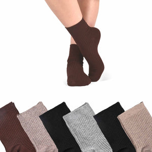 Calze corte assortite caldo cotone Meritex 3610 6 paia