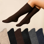 Calze lunghe caldo cotone meritex donna lamè 6 paia ass 6620