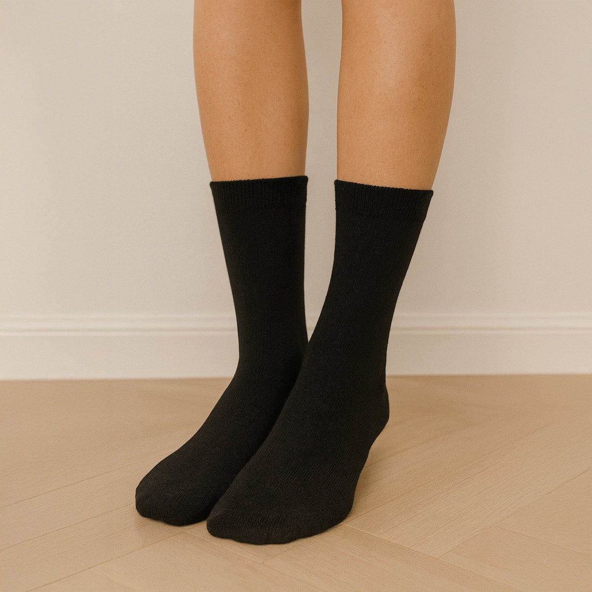 Calze donna Cashmere altezza midi Meritex 6 paia nere 440