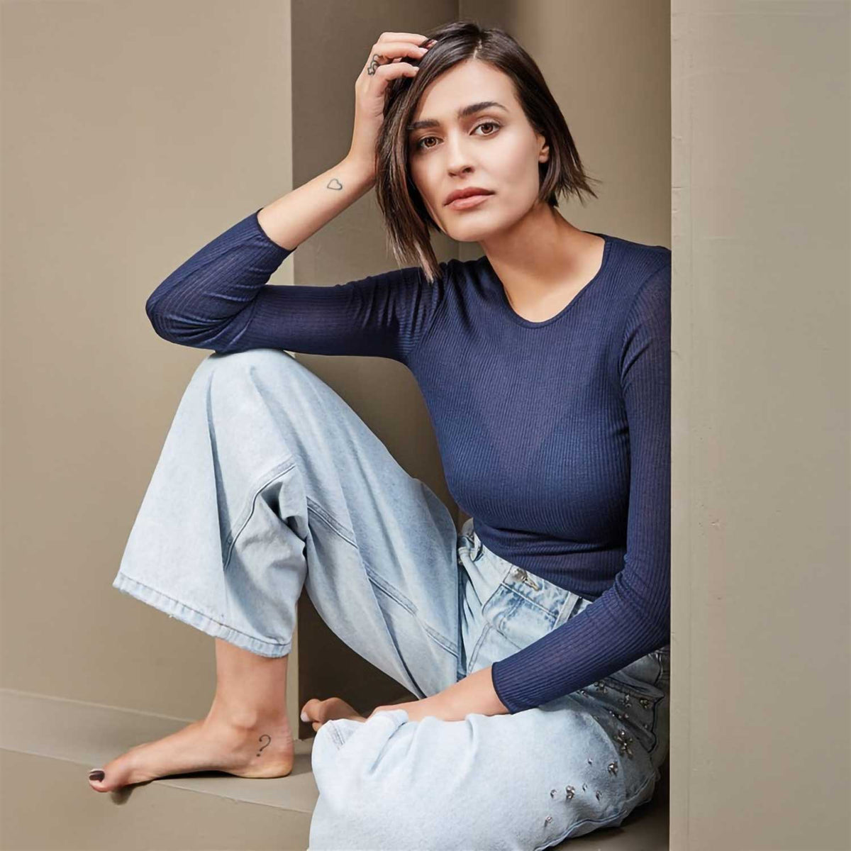 Maglia donna scollo rotondo in cashmere MySublyme 4312