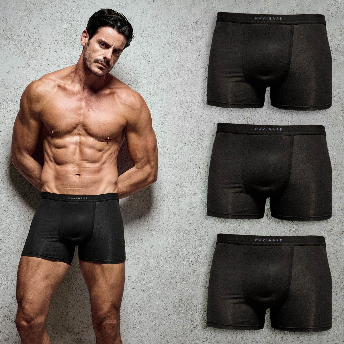 Boxer Navigare Uomo 101T elastico coperto 3 pezzi