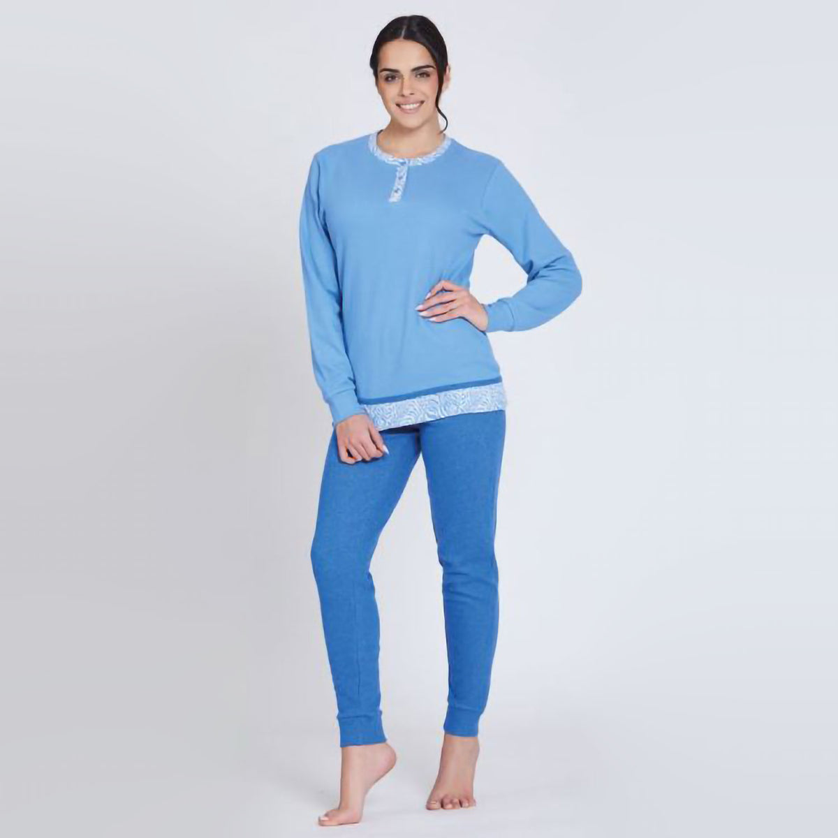 Pigiama donna punto milano Nazareno Gabrielli D6043