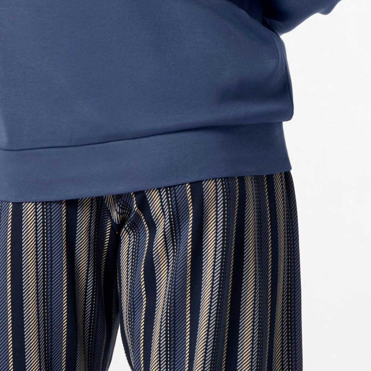 Pigiama uomo caldo cotone righine Perofil VPRT93204