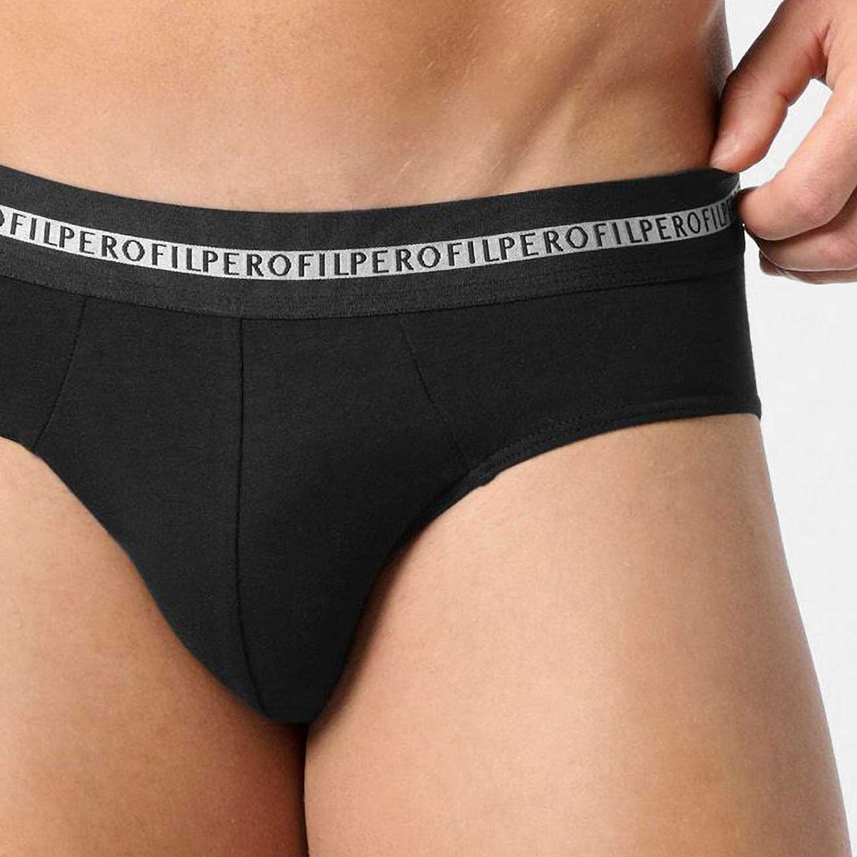 Slip uomo in cotone elasticizzato Perofil VPRT93244 2 pezzi