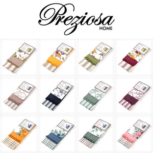 Strofinacci Preziosa Calise.S09 100% Cotone set 3pz