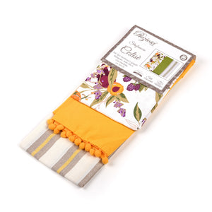 Strofinacci Preziosa Calise.S09 100% Cotone set 3pz