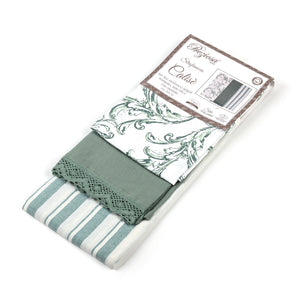 Strofinacci Preziosa Calise.S09 100% Cotone set 3pz