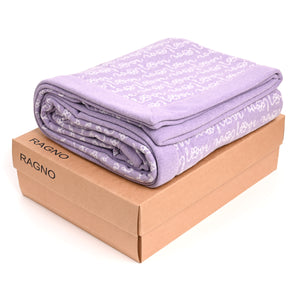 Coperta soffice eco pile Ragno DO50YP lilla 190x130