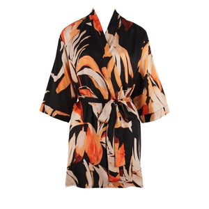 Kimono donna in simil raso floreale Sans Complexe 58TAN88