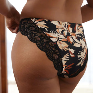 Slip donna floreale con pizzo Sans Complexe 60PAF30