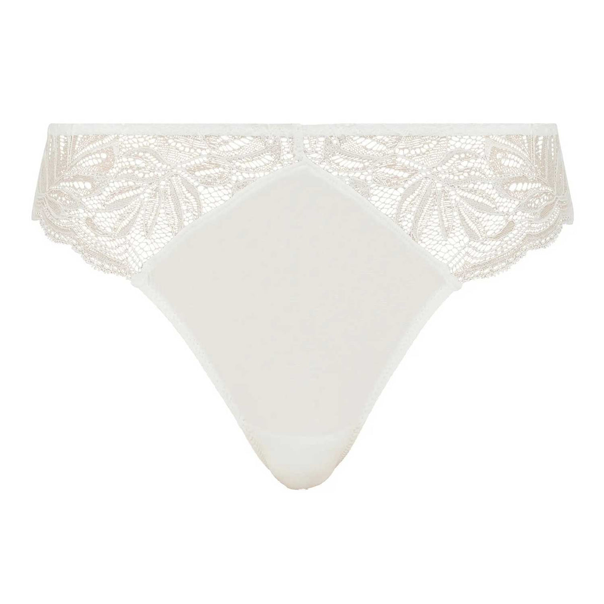 Slip donna pizzo e microfibra traslucida Sans Complexe 60PAO32