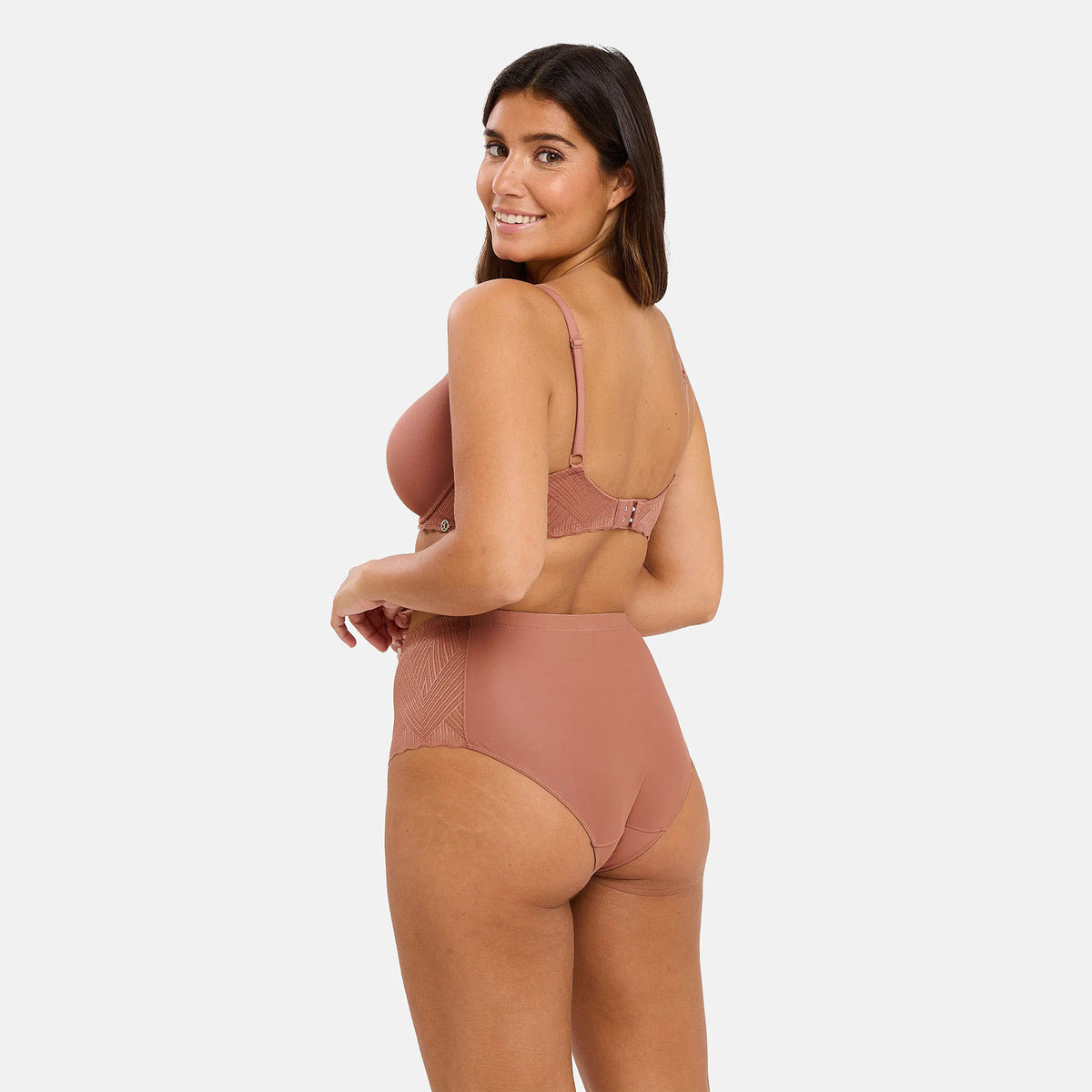Slip midi microfibra e pizzo Sans Complexe 60QAN69