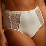 Culotte a vita alta pizzo e microfibra Sans Complexe 61QAO32