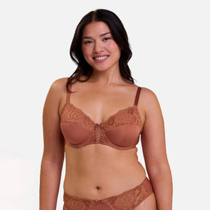 Reggiseno con ferretto e pizzo floreale Sans Complexe 70AAL41