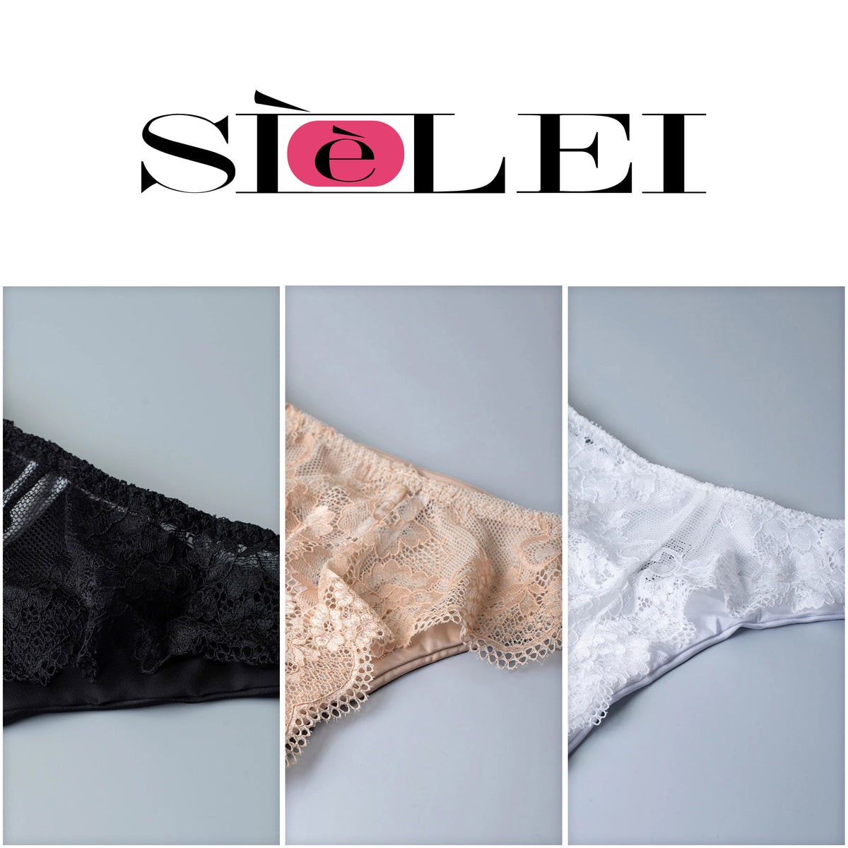 Slip brasiliana Sièlei 2447 in microfibra e pizzo