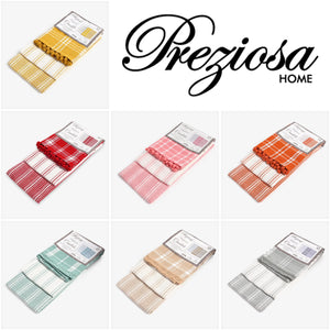 Set da 3 strofinacci Preziosa Candido 2 100% cotone naturale