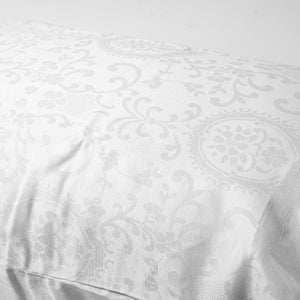 Coppia di Federe Jacquard in cotone Sommaruga Damasco