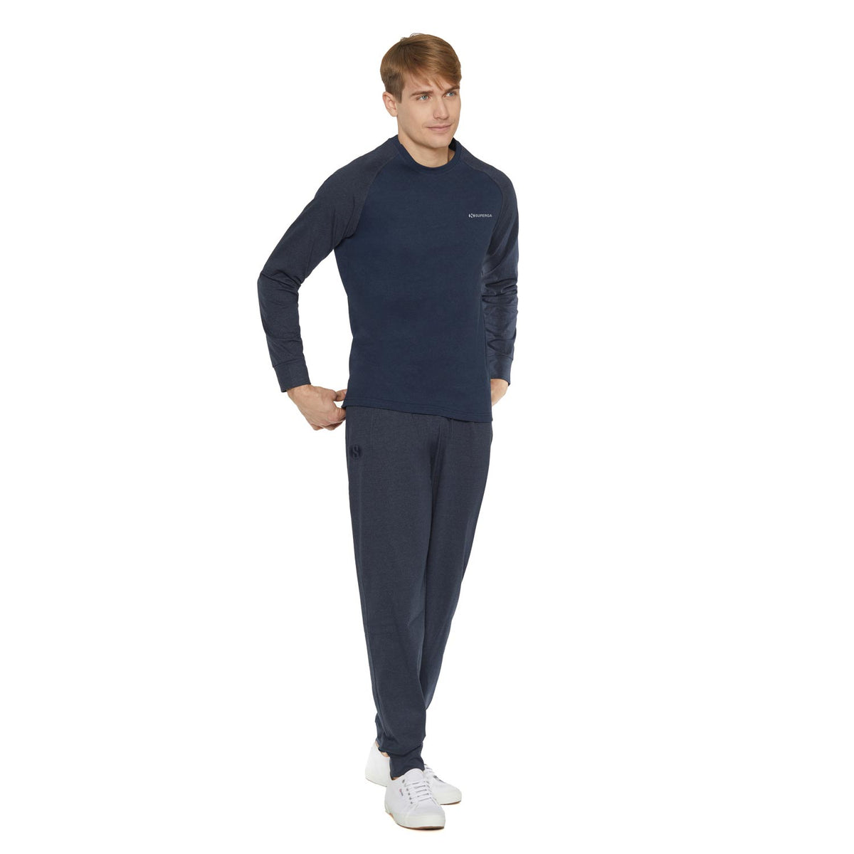 Pigiama uomo sportivo cotone caldo Superga SMW25687