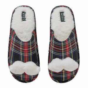Pantofole donna/uomo tartan natalizie Thun