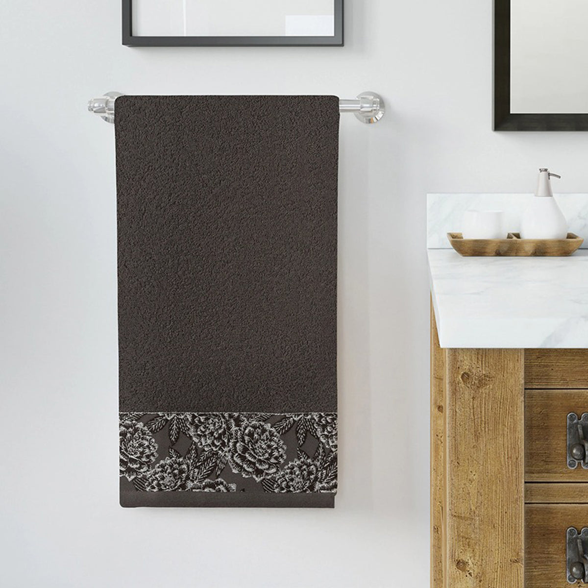 Asciugamani viso + ospite 100% cotone Vingi Brigitte