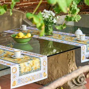 Runner da cucina 100% Cotone Vingi Tiffany Dis 16 45x140