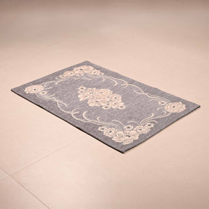 Tappeto floreale in jacquard ciniglia Incanto Clasik Zambaiti