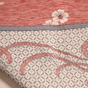 Tappeto floreale in jacquard ciniglia Incanto Clasik Zambaiti
