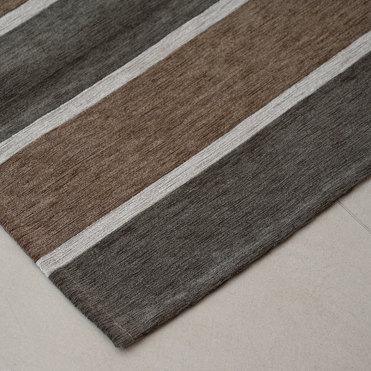 Tappeto a righe antiscivolo Zambaiti jacquard gobelin