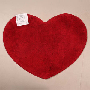 Tappeto bagno Forma di Cuore in 100% Cotone Jane Zambaiti